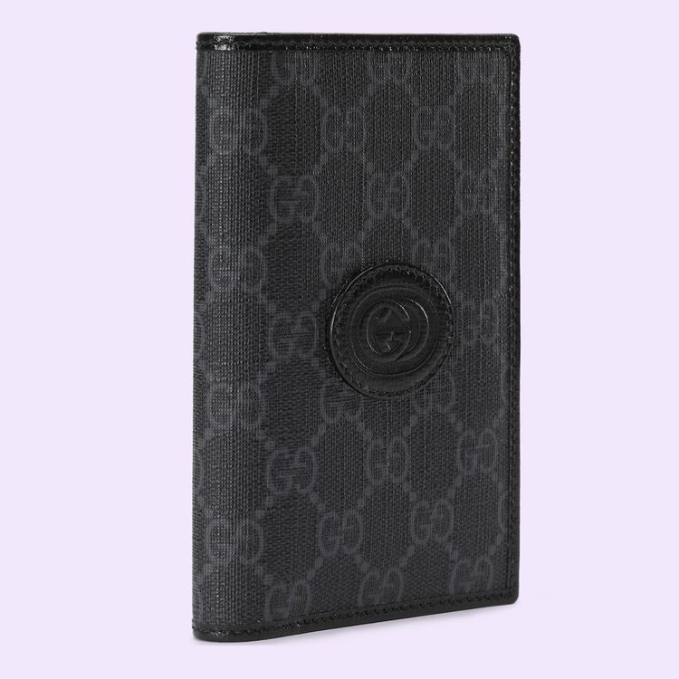 724562.92TCF.1000.007.080.0000.Light GG passport case with Interlocking G